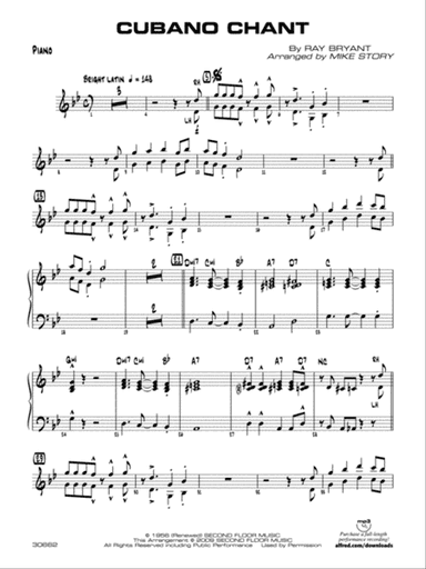 Cubano Chant: Piano Accompaniment