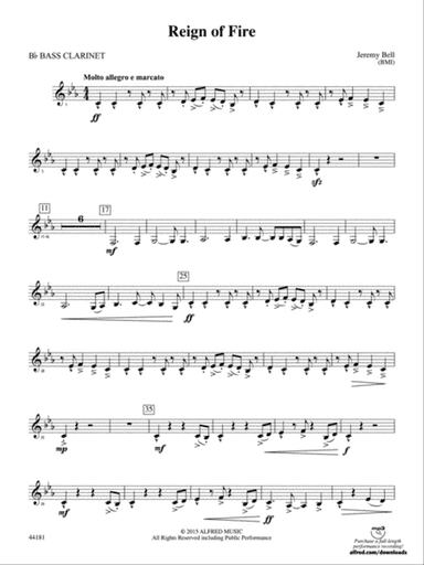 Reign of Fire: B-flat Bass Clarinet