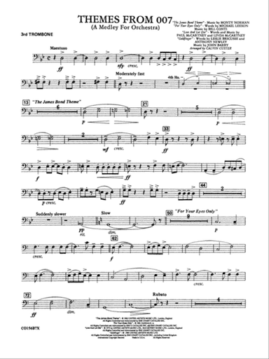 Themes from 007: 3rd Trombone