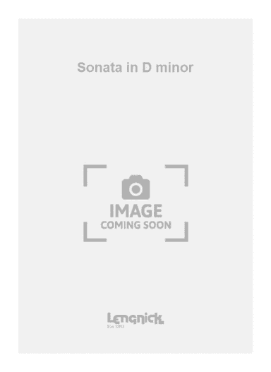 Sonata in D minor