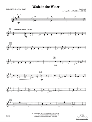 Wade in the Water: E-flat Baritone Saxophone