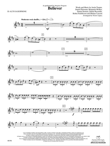 Believer: E-flat Alto Saxophone