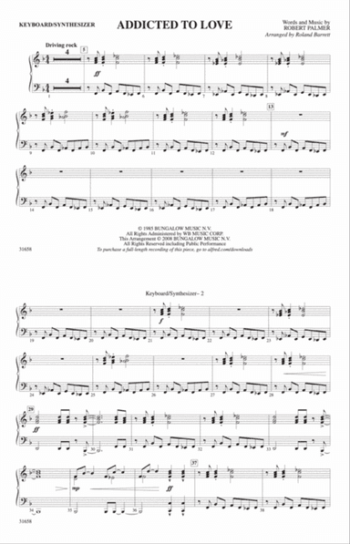 Addicted to Love: Keyboard/Synthesizer
