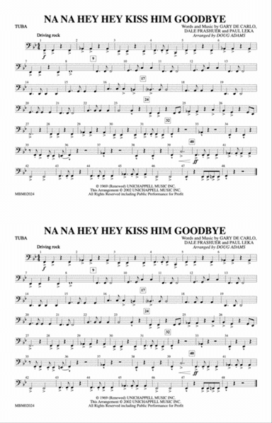 Na Na Hey Hey Kiss Him Goodbye: Tuba