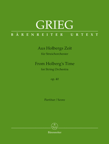 From Holbergs Time for String Orchestra, op. 40
