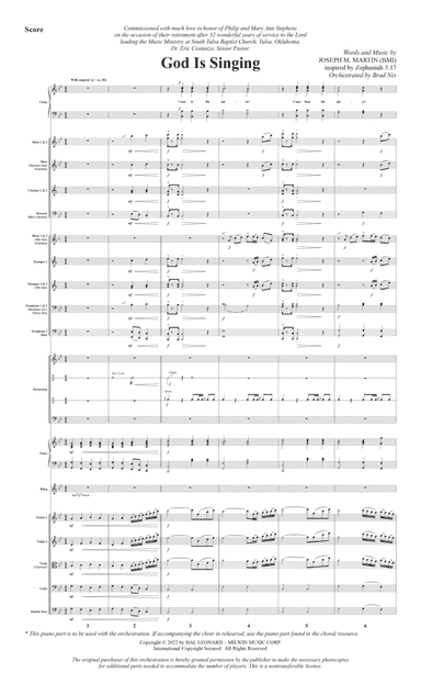 God Is Singing - Full Score