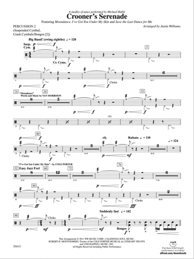 Crooner’s Serenade: 2nd Percussion