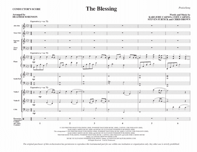 The Blessing (arr. Heather Sorenson) - Full Score