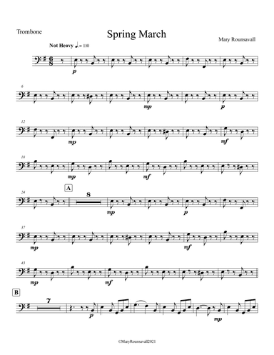 Spring March: TROMBONE PART