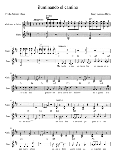 iluminando el camino