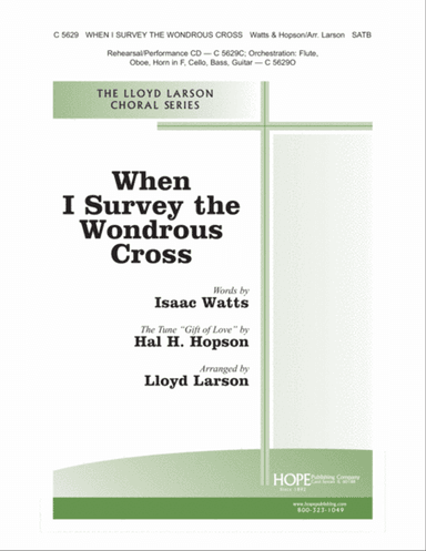 When I Survey the Wondrous Cross