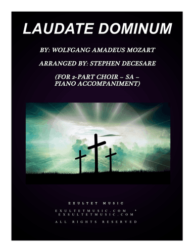 Laudate Dominum (for 2-part choir (SA) - Piano Accompaniment)