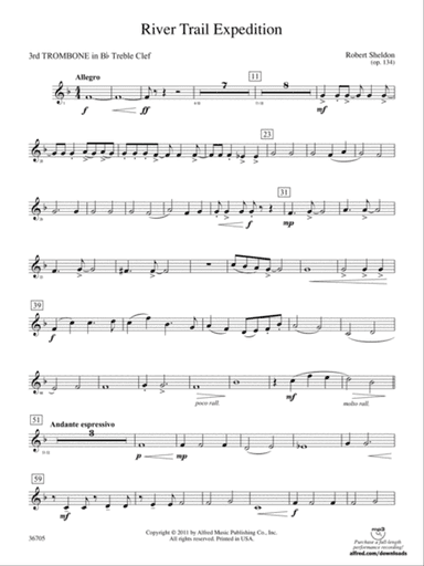 River Trail Expedition: (wp) 3rd B-flat Trombone T.C.