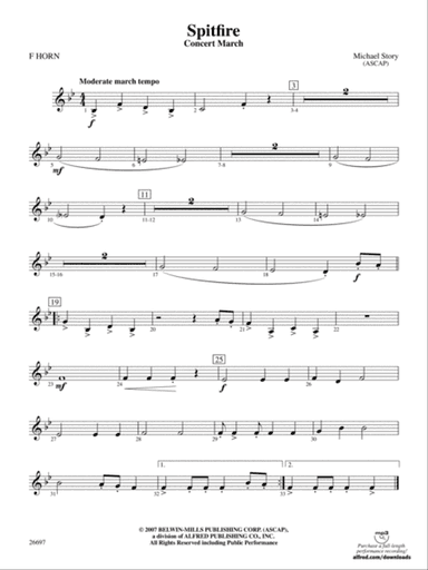 Spitfire: 1st F Horn