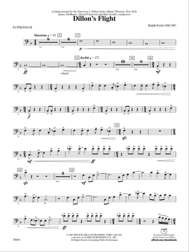 Dillon's Flight: Baritone B.C.