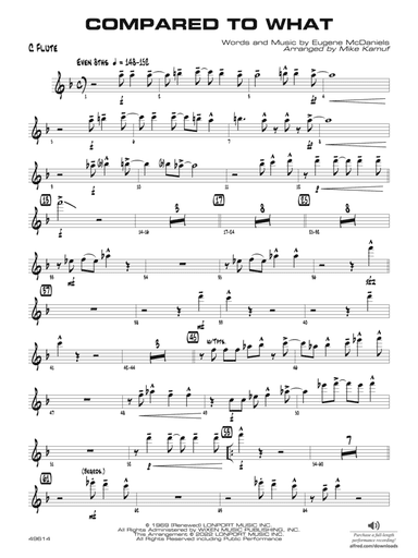 Compared to What: Flute