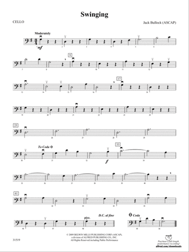 Swinging: Cello