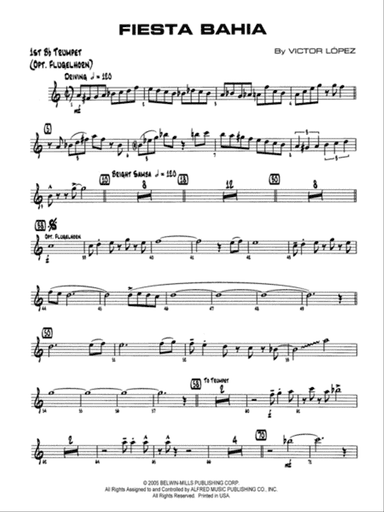 Fiesta Bahia: 1st B-flat Trumpet