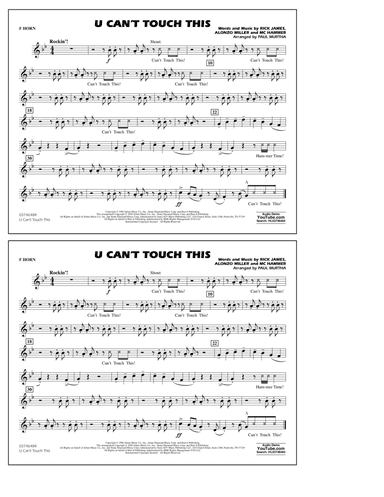 U Can't Touch This (arr. Paul Murtha) - F Horn