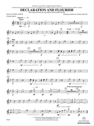 Declaration and Flourish (Movement III from the Vaughan Williams Suite): Mallets