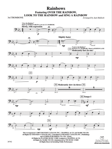 Rainbows: 3rd Trombone