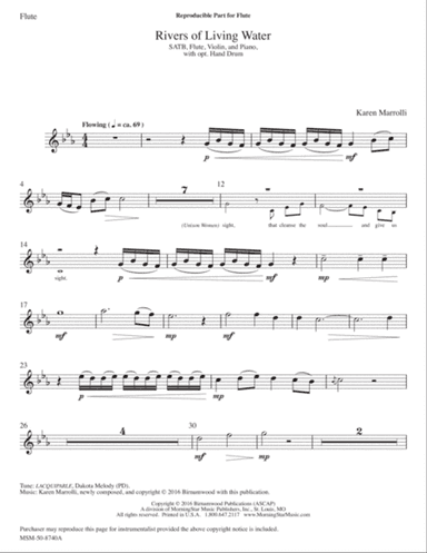 Rivers of Living Water (Downloadable Instrumental Parts)
