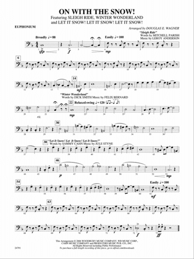 On with the Snow!: Baritone B.C.