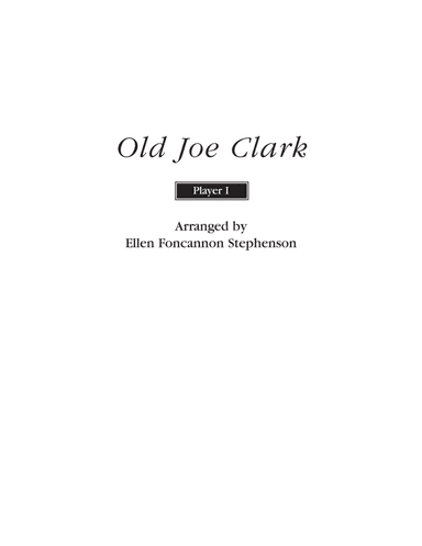 Old Joe Clark