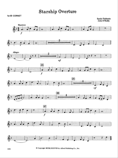 Starship Overture: 1st B-flat Cornet