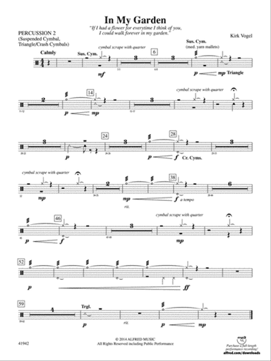 In My Garden: 2nd Percussion