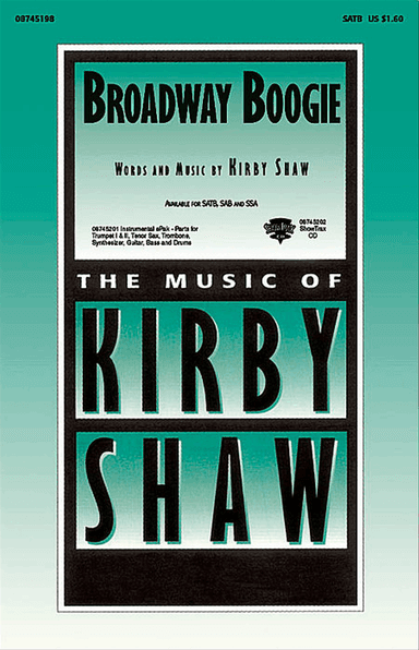 Broadway Boogie - ShowTrax CD