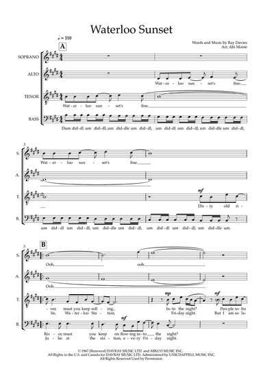 Waterloo Sunset (arr. Abi Moore)