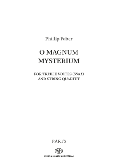 O Magnum Mysterium (SSAA Version)