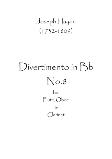 Divertimento in Bb No.8