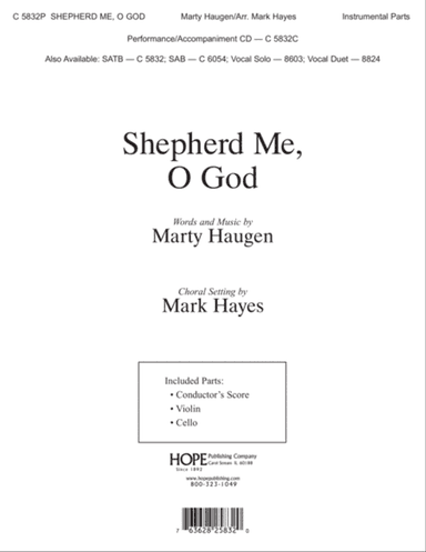 Shepherd Me, O God