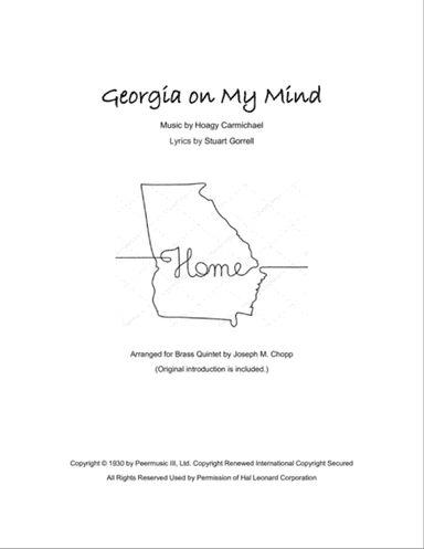 Georgia On My Mind