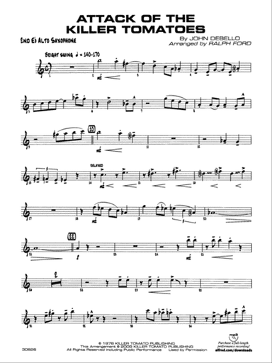 Attack of the Killer Tomatoes: 2nd E-flat Alto Saxophone