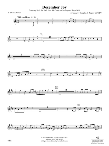 December Joy: 1st B-flat Trumpet