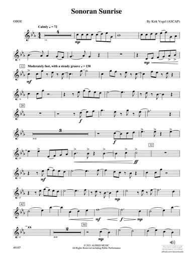 Sonoran Sunrise: Oboe