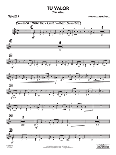Tu Valor (Your Value) - Trumpet 3