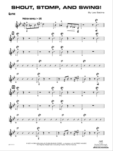 Shout, Stomp, and Swing!: Guitar