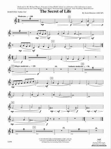 The Secret of Life: Baritone T.C.