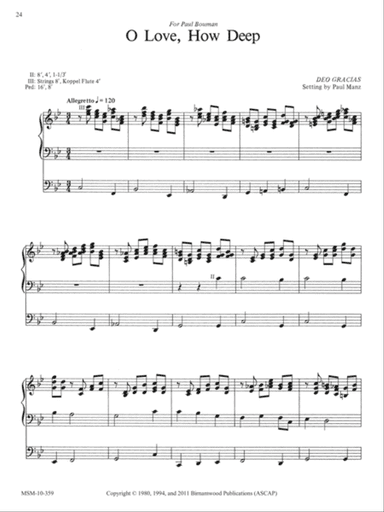 O Love, How Deep (Downloadable)