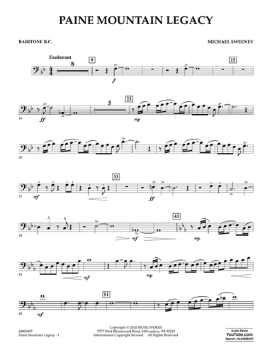 Paine Mountain Legacy - Baritone B.C.