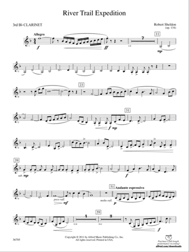 River Trail Expedition: 3rd B-flat Clarinet