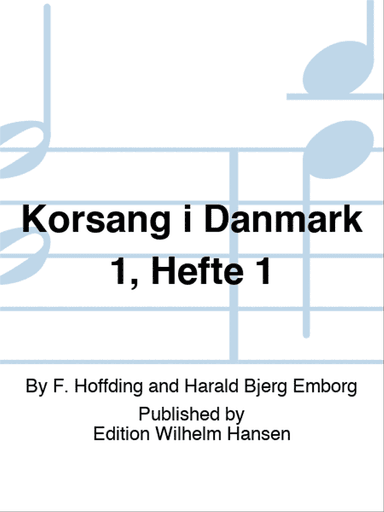 Korsang i Danmark 1, Hefte 1