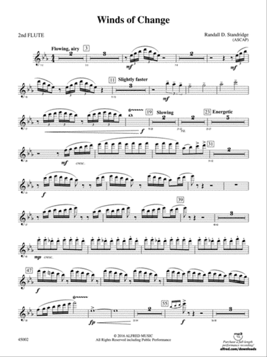 Winds of Change: 2nd Flute