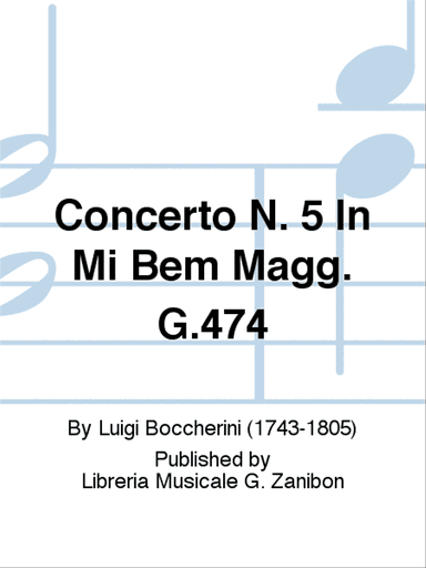 Concerto N. 5 In Mi Bem Magg. G.474