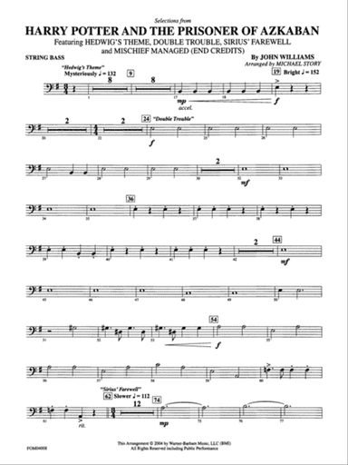 Harry Potter and the Prisoner of Azkaban: String Bass