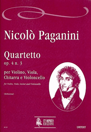 Quartet Op. 4 No. 3 for Violin, Viola, Guitar and Violoncello